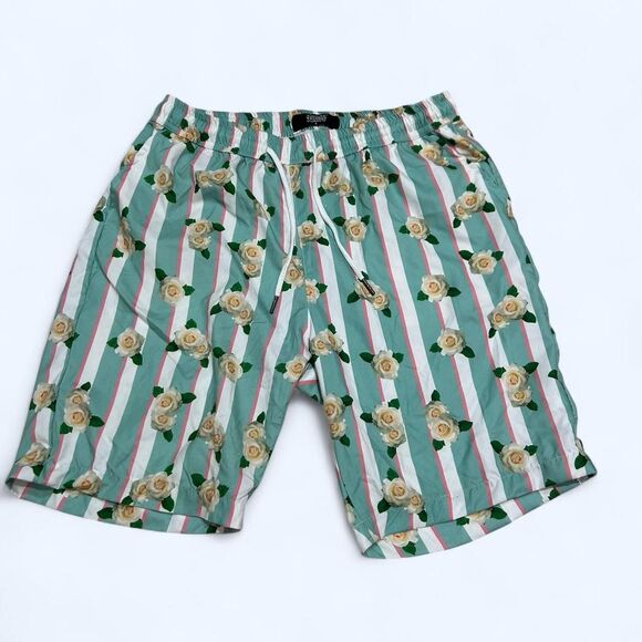 Triumph over Tragedy Men's Floral Swim trunks - Picture 1 of 6